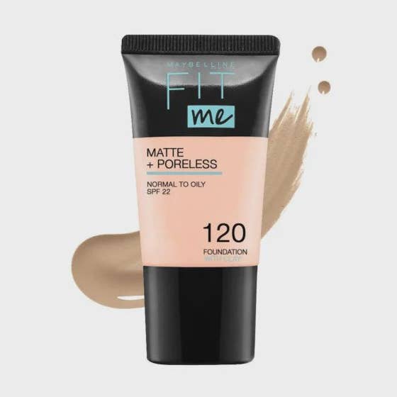 Maybelline Base Fit Me Matte + Poreless 120 Marfim Clássico por atacado de Super Stock Wholesale