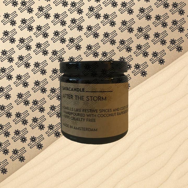 NACH DEM STURM - Handgemachte vegane Wachsker für den Großhandel von Saya Candle - Vegan, Sustainable, Handmade Candles