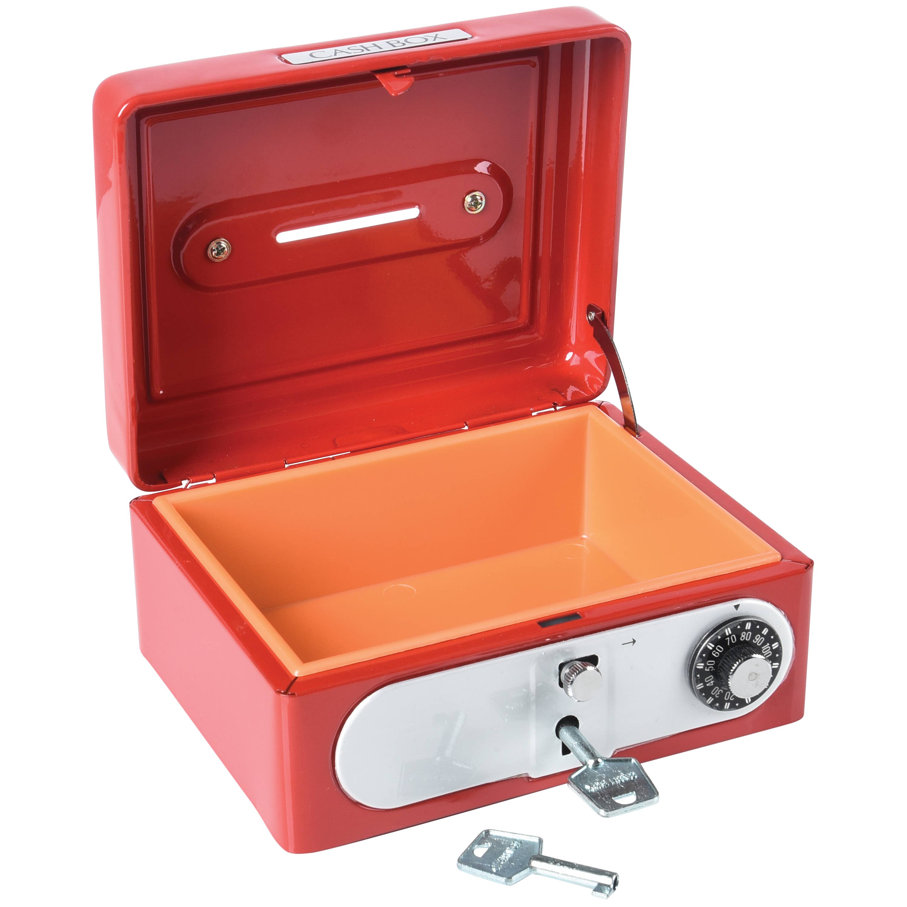 US Toy Company - Wholesale Money/Piggy Bank - Metal Cash Box 6-unit case pack3