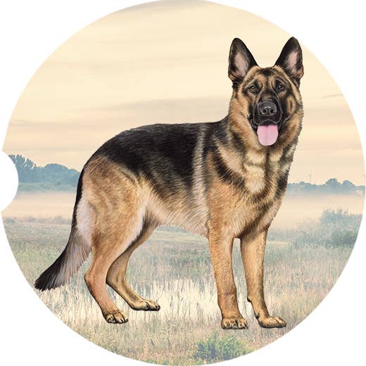 E&S Pets - Wholesale Car Coaster - Unisex - German Shepherd Car Coaster1