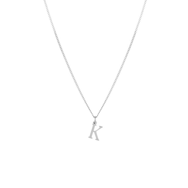 Twistedpendant - Wholesale Pendant/Charm Necklace - Mini Silver Initial Necklace