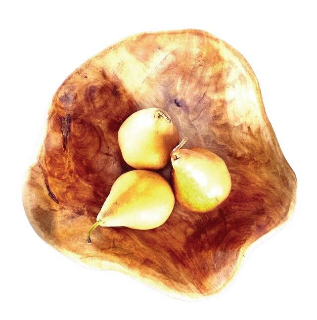 Enrico - Vendita all'ingrosso Ciotole/Piatti decorativi - Ciotola in legno di radice recuperata da 12" a 15" – Ciotola rustica per insalata3