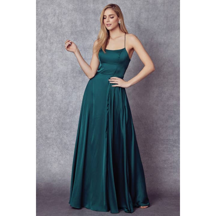 Juliet - Wholesale Gown - Women's - A-LINE SIDE SLIT SKIRT EVENING FORMAL DRESS