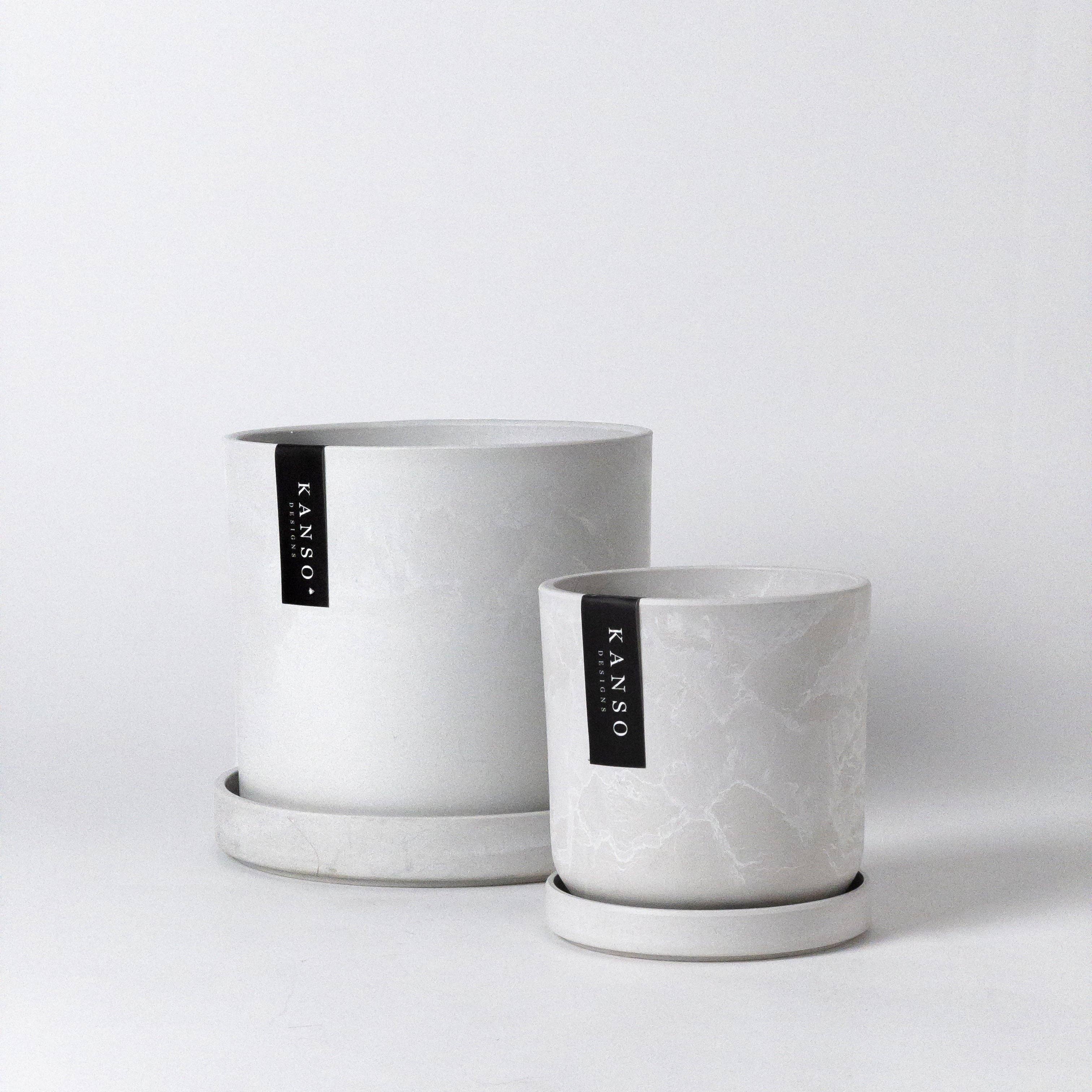 Kanso Designs - Vente Pot - Pots et soucoupes Signature 7" et 4" | Teintes naturelles22