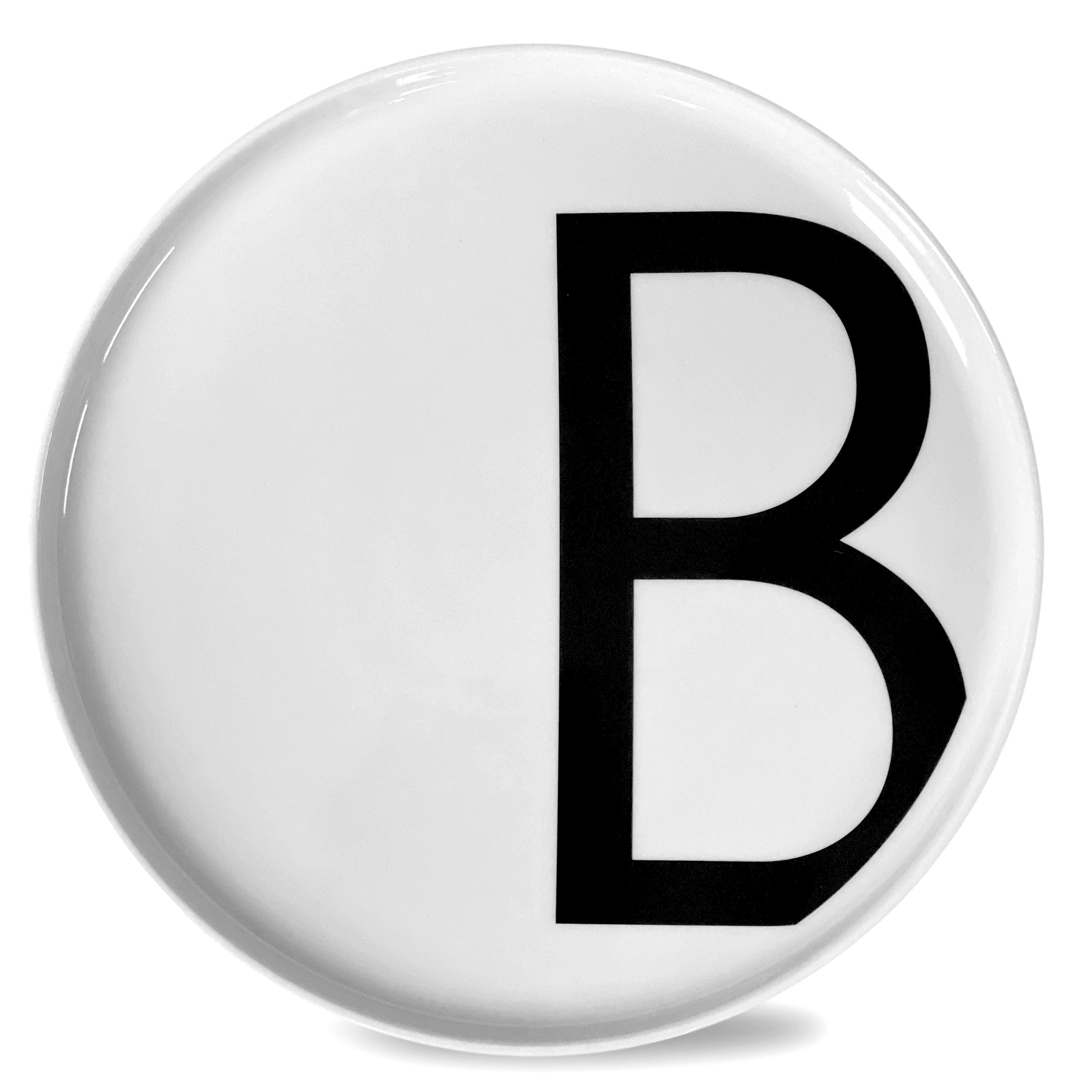 Goldscherben - Vente Assiettes/plats/bols de décoration - Assiette avec lettres de l’alphabet A à Z - cadeau personnalisé avec prénom1