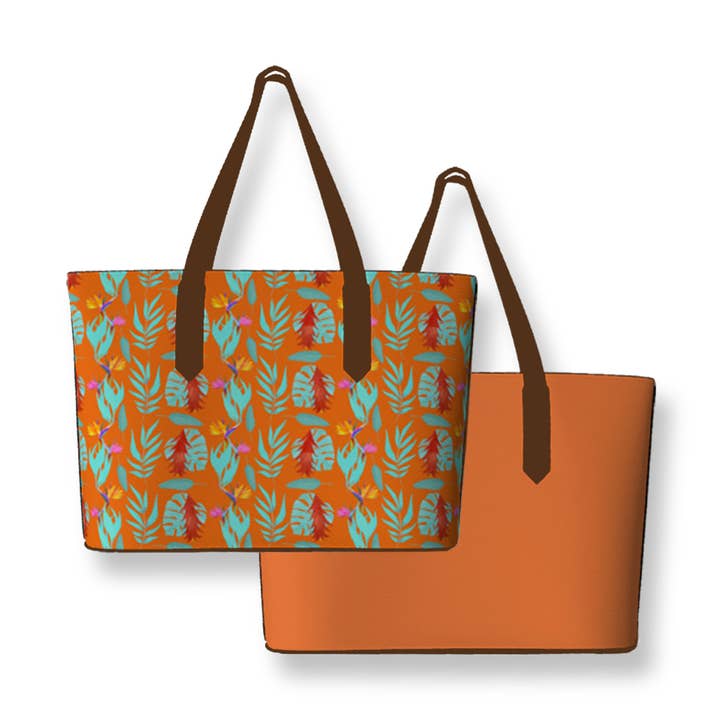 Duo de sacs fourre-tout Birds of Paradise | Bright Mango pour la vente par Mix N Match Style