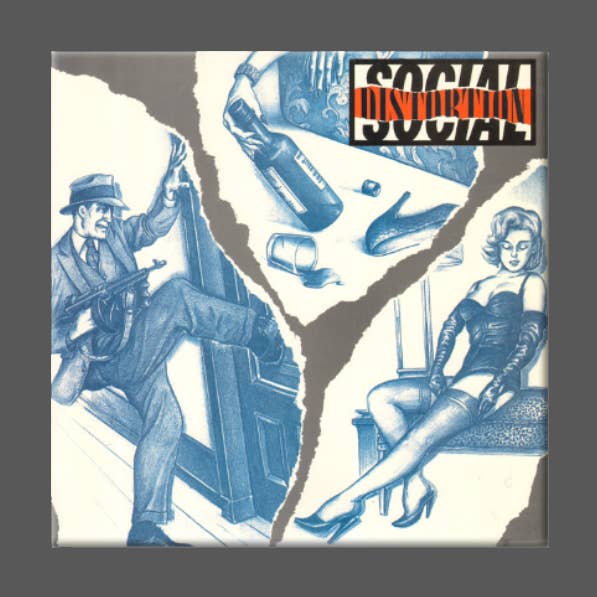 Ba Ba Buttons - Wholesale Magnet - SOCIAL DISTORTION, Magnet, Button, SELF TITLED