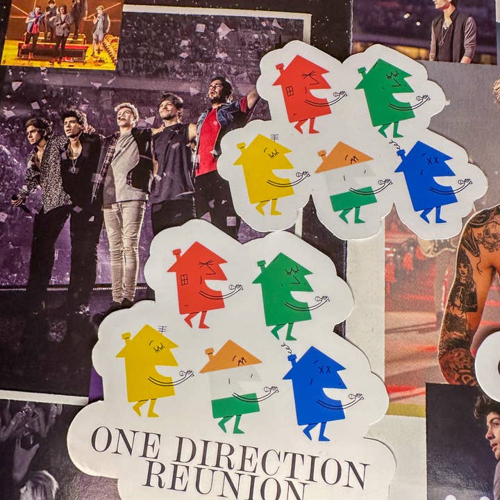 SpicyStylesCo - Wholesale Sticker - 1D LOT house sticker1