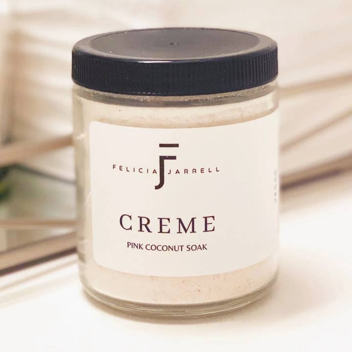 Felicia Jarrell - Wholesale Bath Soak/Milk - 8 oz Creme Oatmeal Bath Soak0