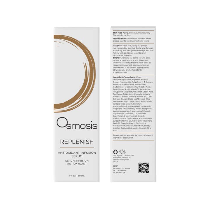Osmosis - Wholesale Facial Serum/Concentrate - Replenish1