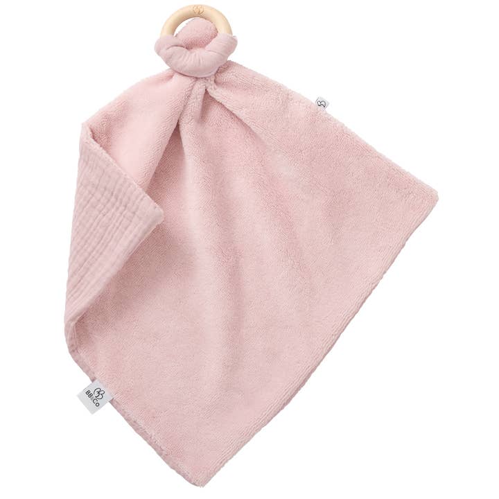 Doudou bi-matière avec anneau de dentition - Pétale pour la vente par BB&Co