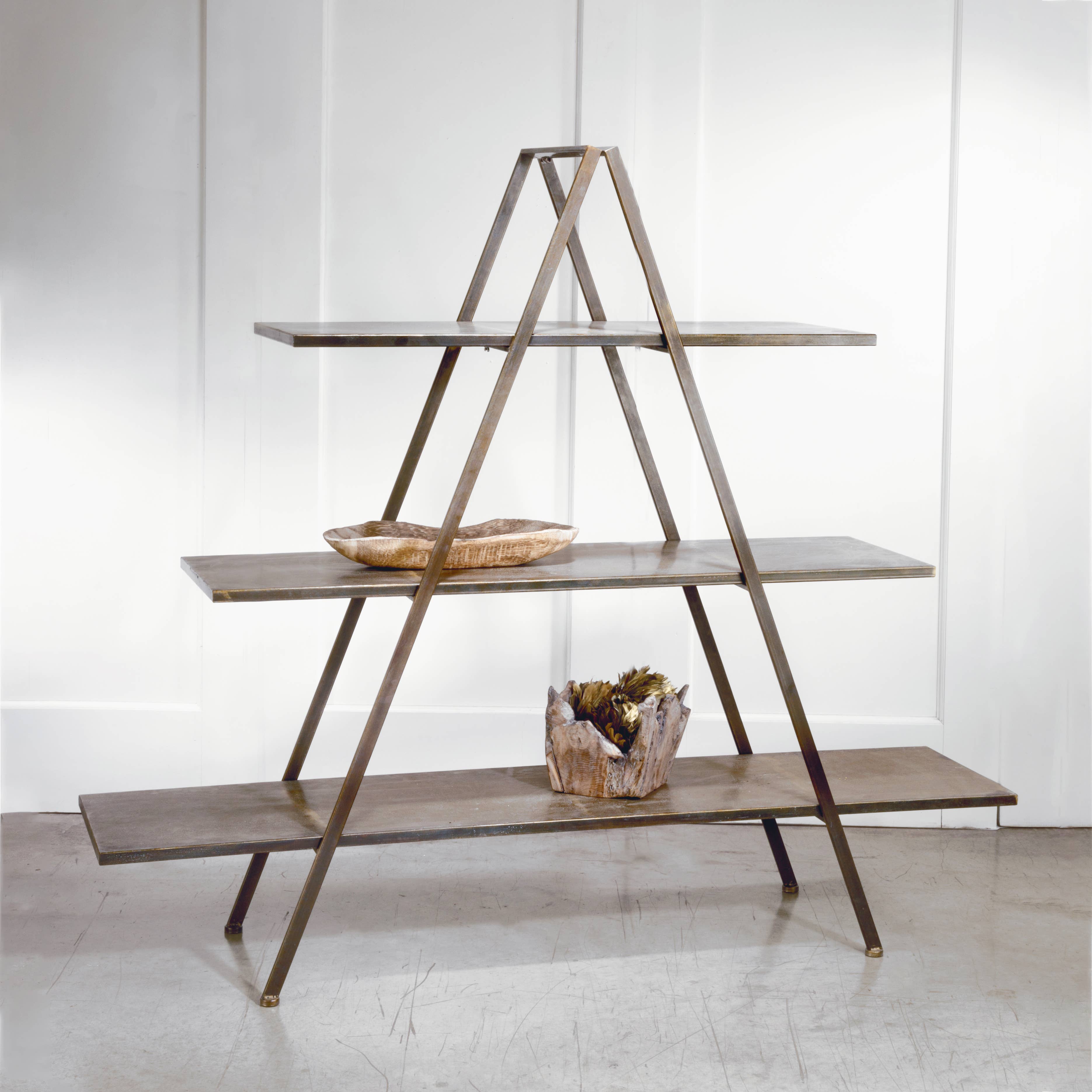Tripar International - Wholesale Free Standing Shelf - 3 Tier A-Frame Display Shelf1