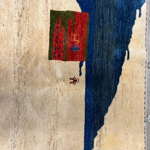 Persian Gabbeh 5"x 9" Excellent Condition for wholesale by Natto USA