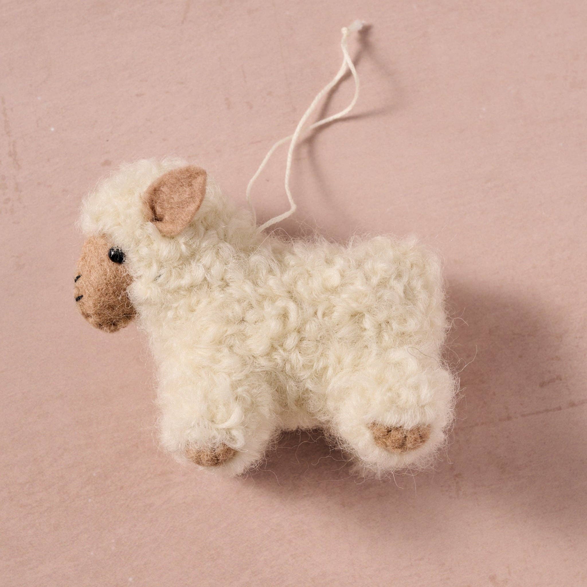 Ten Thousand Villages - Wholesale Ornament - Sano Wool Sheep Ornament1
