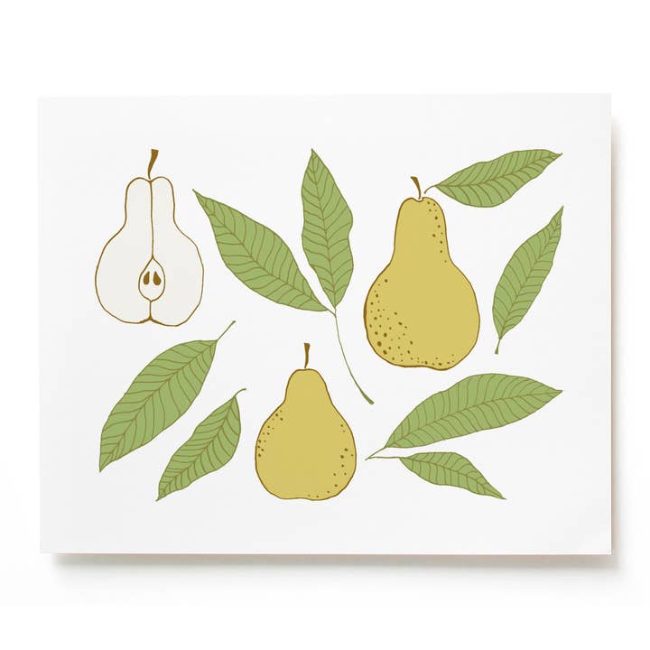 Stampa artistica a pera. per la vendita all'ingrosso da parte di Peppercorn Paper