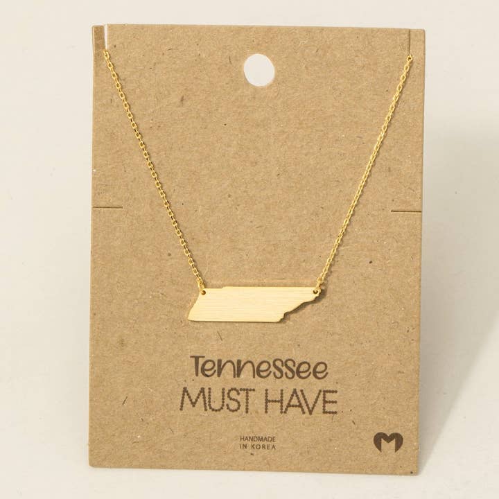 Fame Accessories – wholesale Hänge-/berlockhalsband – Tennessee State hängande halsband1