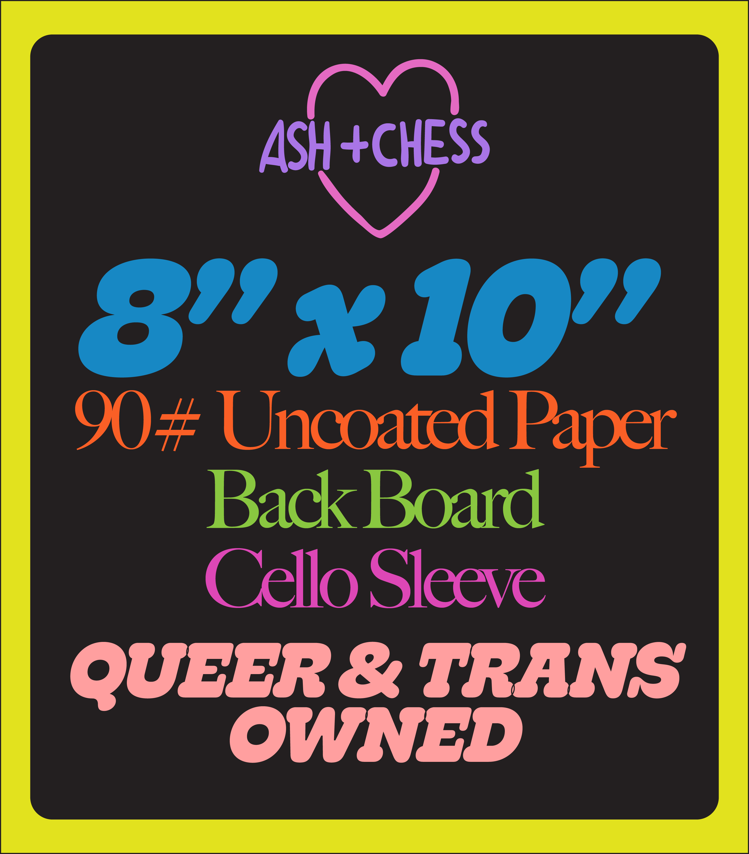 Ash + Chess – Impressão artística por atacado – 8"x10" quebrar a impressão de risógrafo binário1