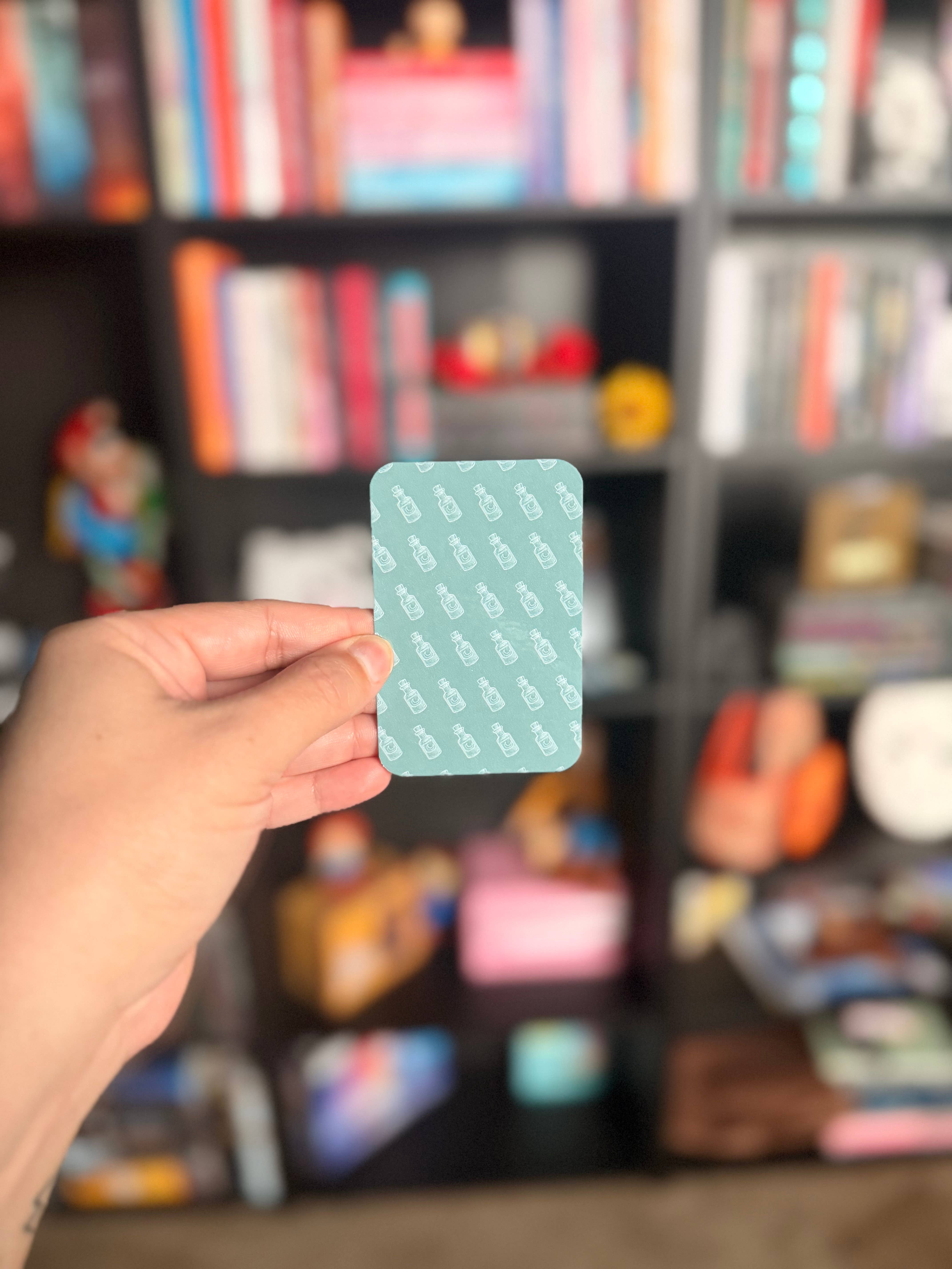 Ink & Omen - Vendita all'ingrosso Segnalibro - Segnalibro Tarocco Alchimista Scheletro - 2x3,5 Inchiostro Lucido & Presagio3