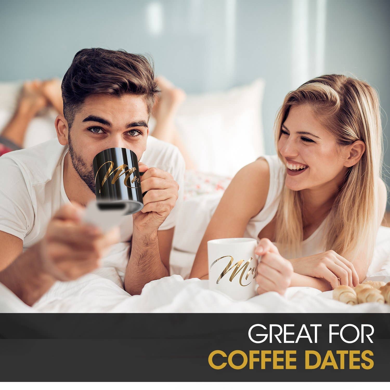 DELUXY - Wholesale Coffee Mug - DELUXY Mr and Mrs Coffee Mugs Set- Perfect Bridal Shower Gif4