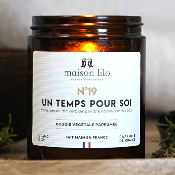 Maison Lilo - Wholesale Jar/Filled Candle - Plant-based candle A Time for Yourself - GMO-free - Made in France0