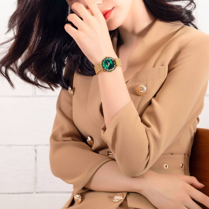 Jowissa - Vente Montre – femme - Montre en or pour femme Facet Brilliant Swiss