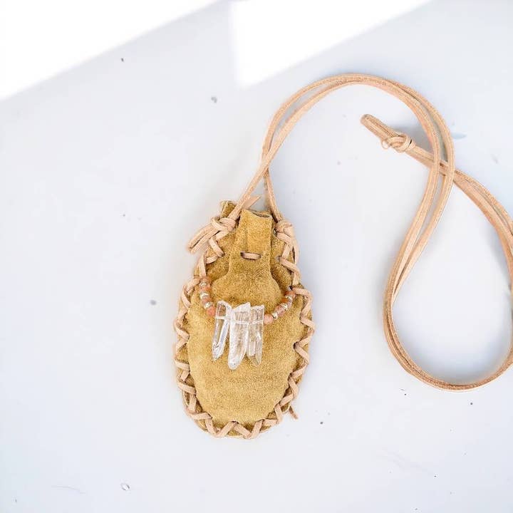 Helena Amulet Bag / Medicine Bag Necklace for wholesale by Shamana Co.
