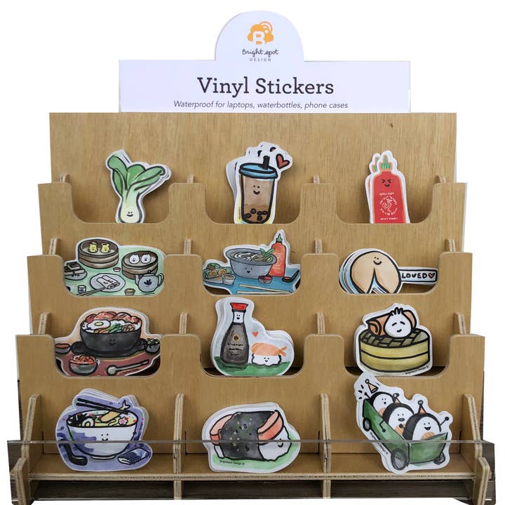 Brightspot Design Sticker Filled Display for wholesale by Brightspot Design