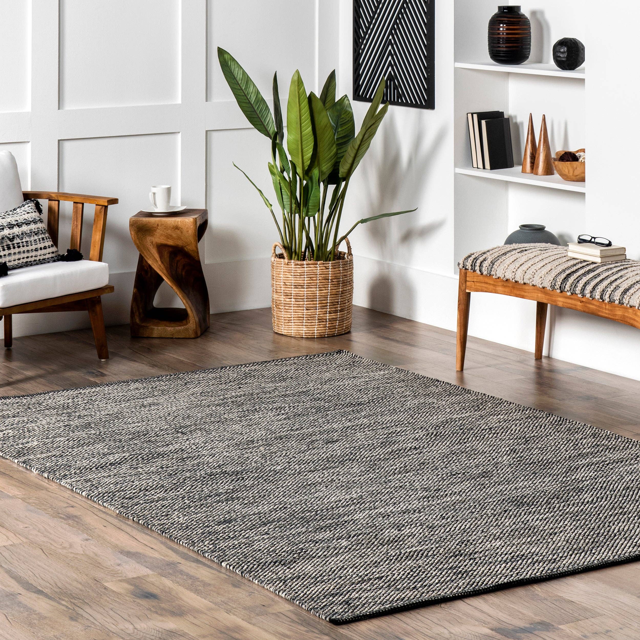 nuLOOM - Wholesale Area Rug - Alessi Solid Farmhouse Cotton Area Rug9