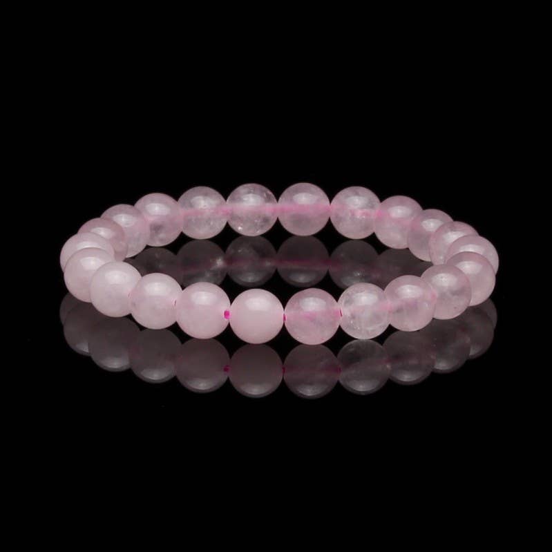 UniArt - Wholesale Cuff Bracelet - Natural rose quartz bracelet3