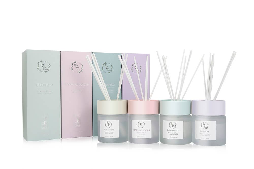 Pretty Valley Home - Wholesale Reed Diffuser - Pastel Top Reed Diffusers - 100ml12