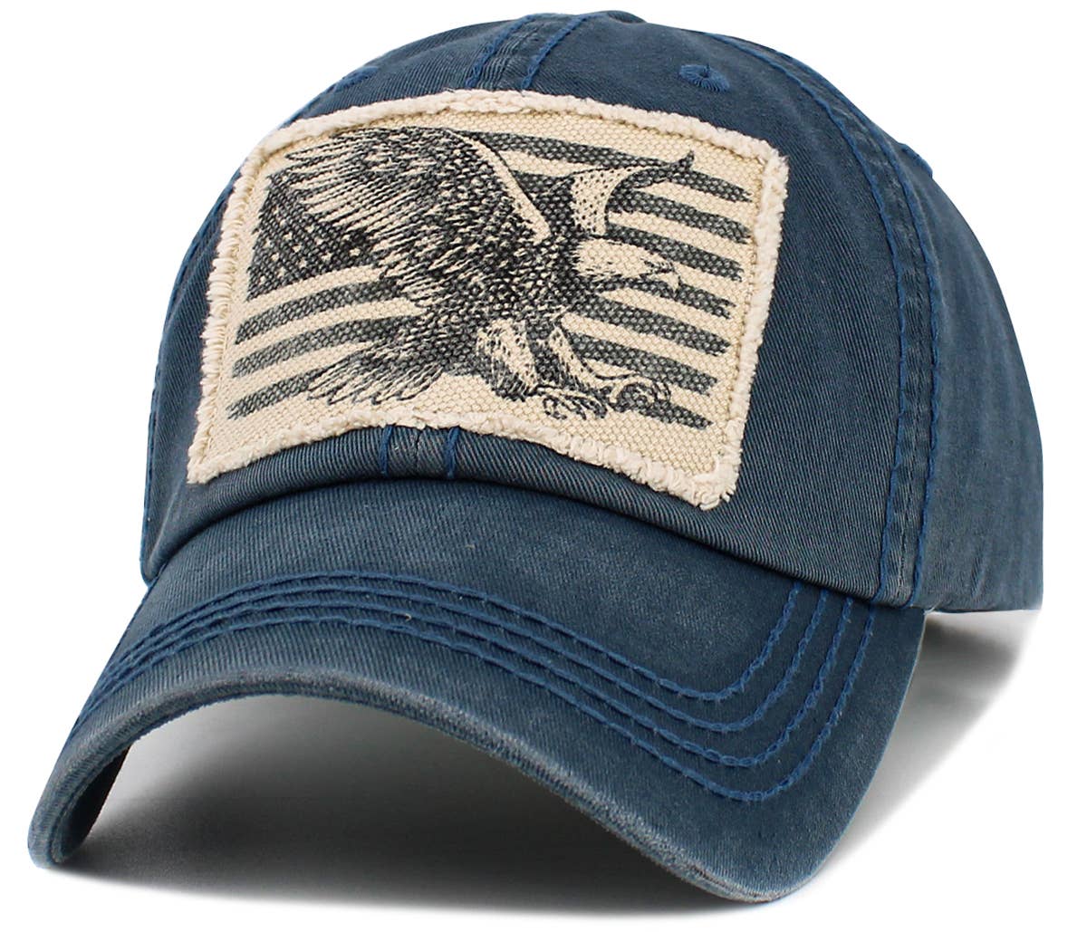 KBETHOS - Wholesale Baseball Cap - Men's - EAGLE FLAG VINTAGE BALLCAP4