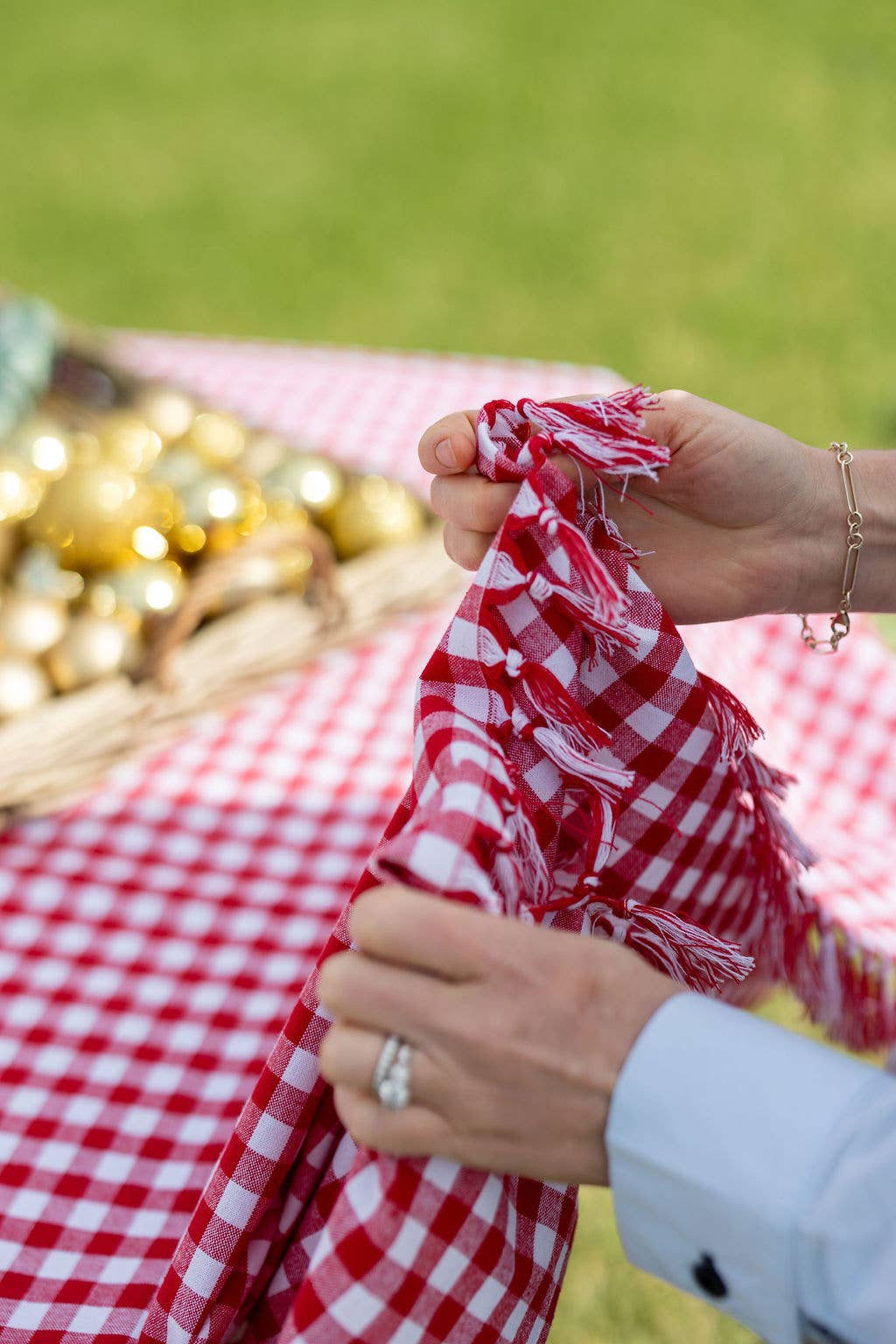 Banjo & Co Home - Wholesale Tablecloth - Red Gingham Tablecloth4