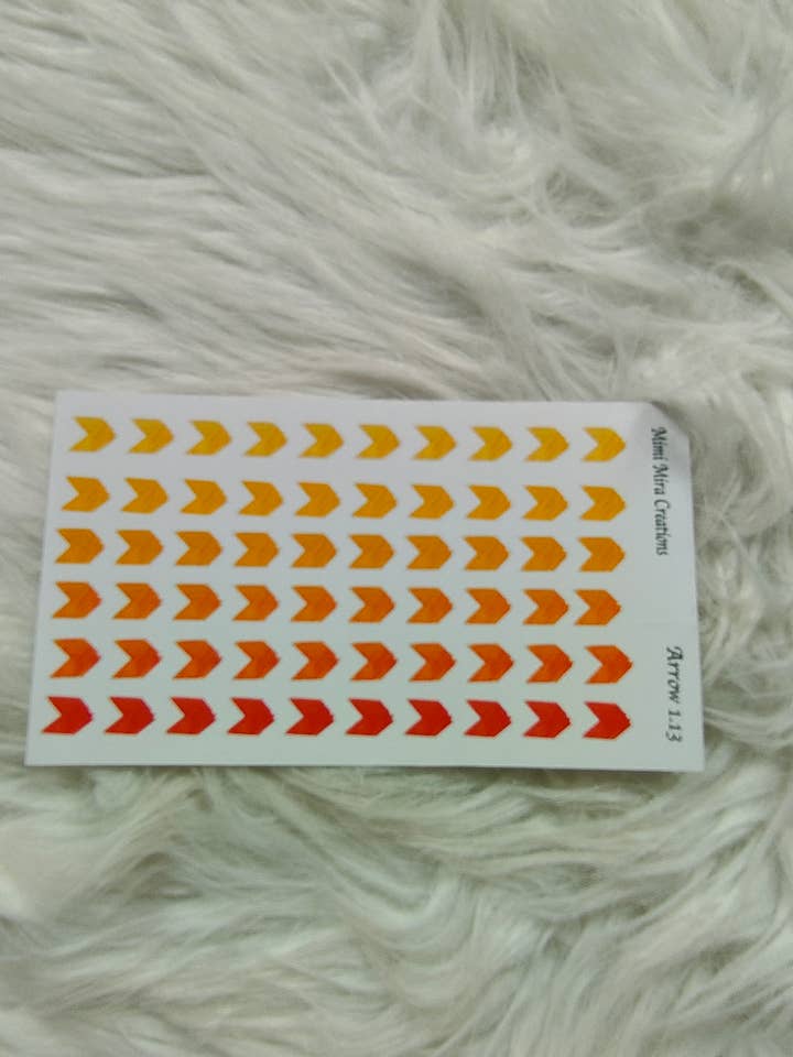 Adesivos de planejador funcional Arrow 1.13 por atacado de Mimi Mira Creations