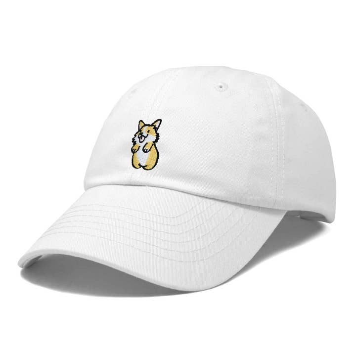 Dalix - Wholesale Baseball Cap - Women's - DALIX Cute Leaping Corgi Hat Womens Embroidered Baseball Cap31