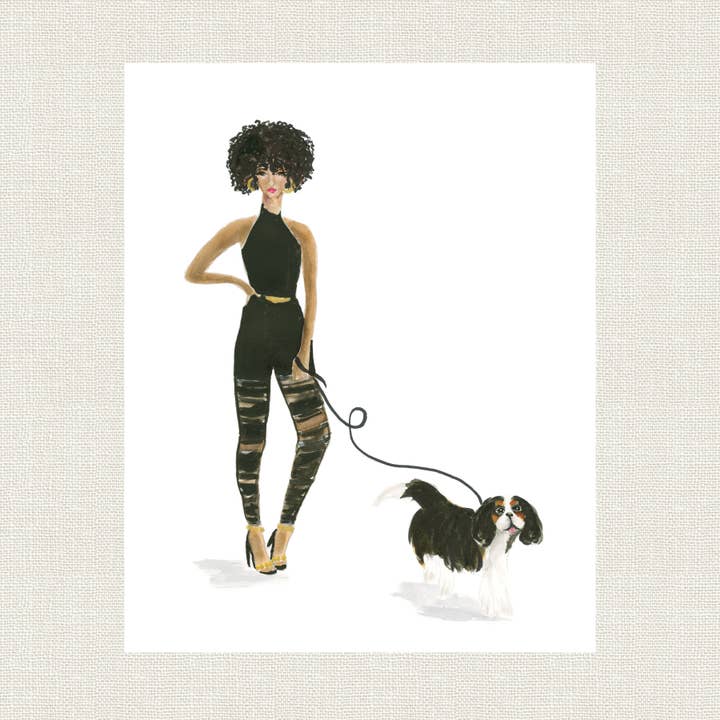 «Walking Tri Cavalier» para venta al por mayor de Connie Collum Art