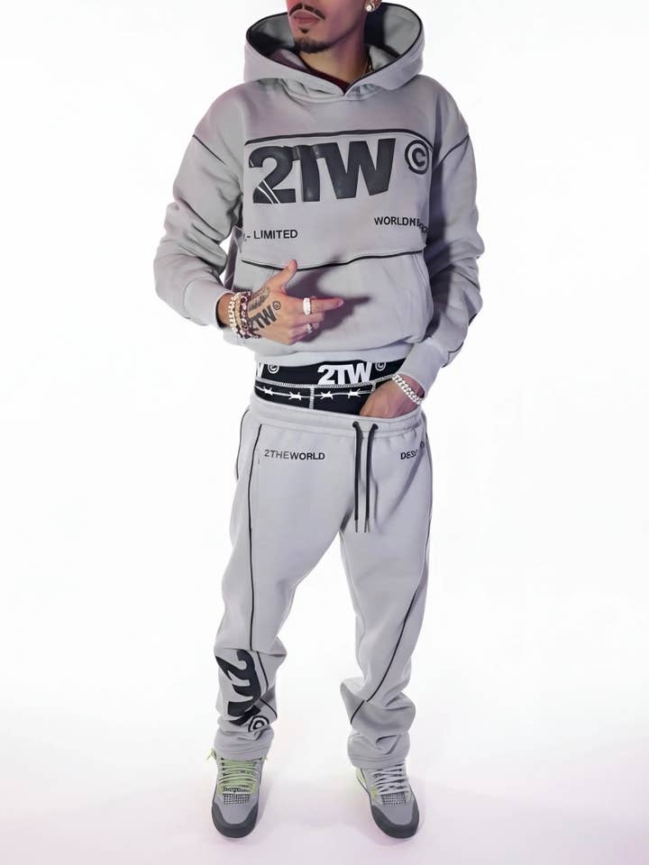 CEMENT ESSENTIAL SWEATSUIT for wholesale by 2THEWORLD
