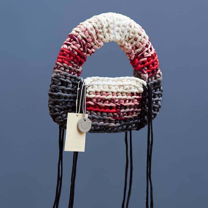 The mini bag in dark amber for wholesale by Colors of Arcana