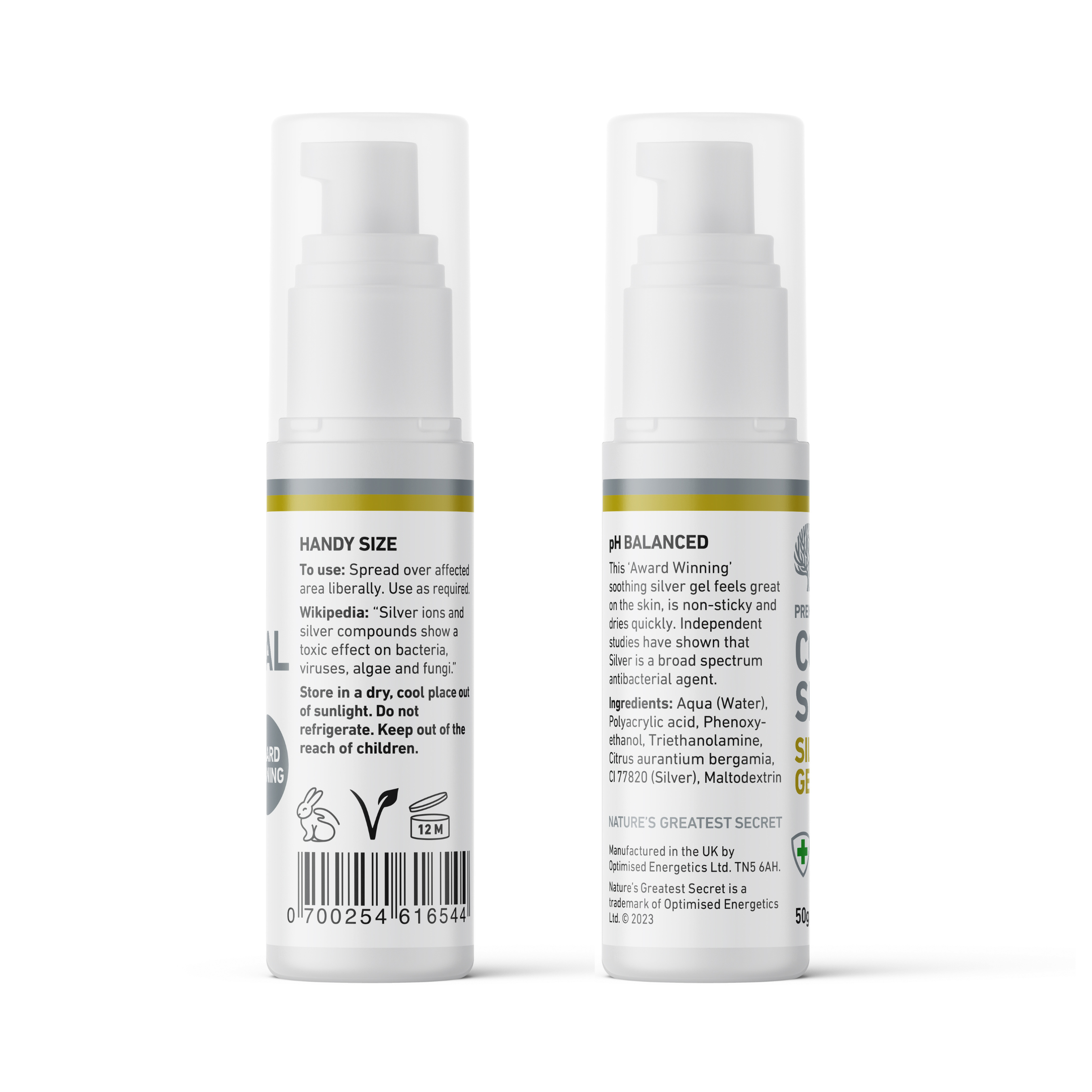 Natures Greatest Secret - Vente Désinfectants pour les mains - Gel antibactérien polyvalent à l'argent colloïdal – UNIQUEMENT AU ROYAUME-UNI8