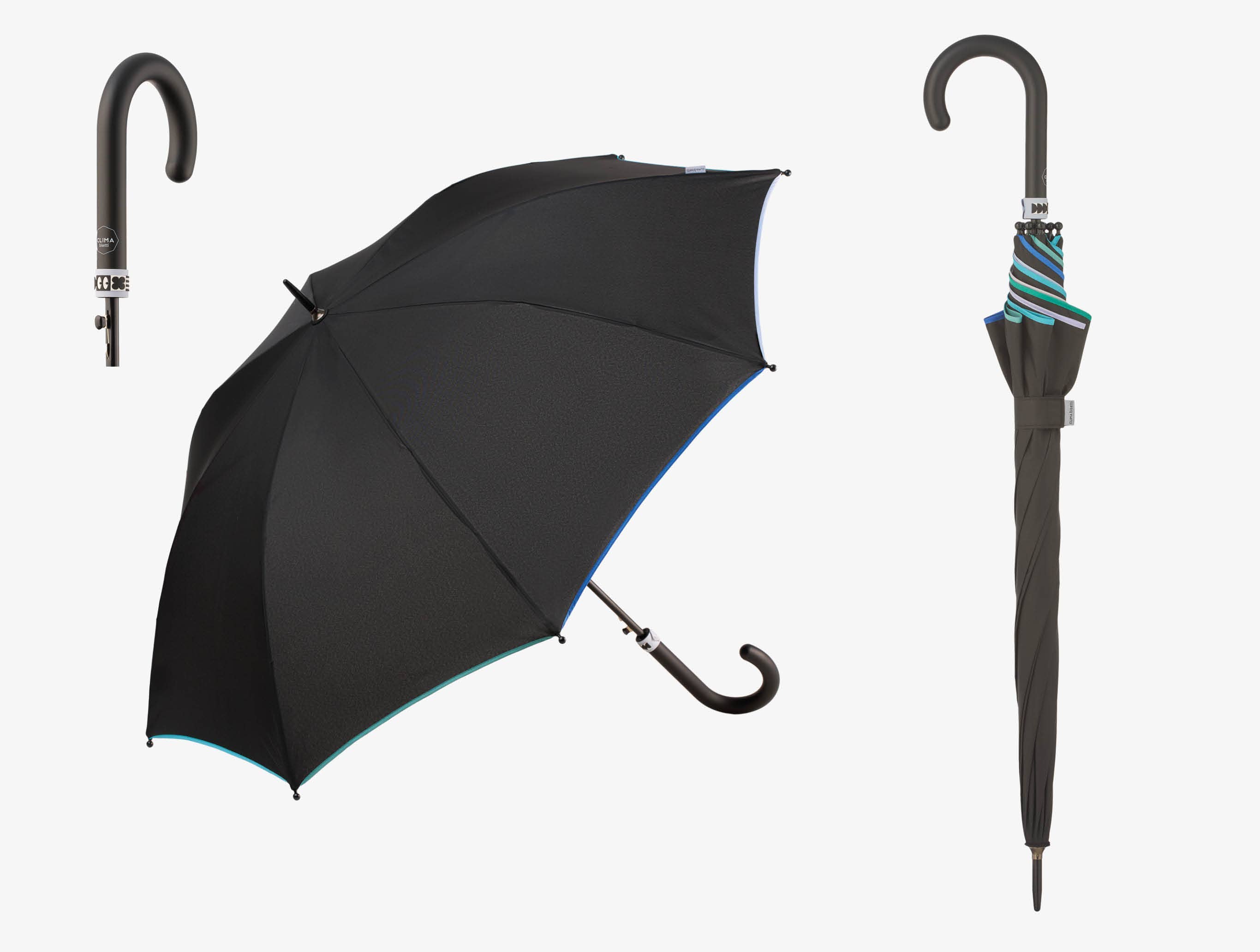 Mkr International - Wholesale Umbrella - Unisex - Long Auto Umbrella "Colors" | Bright and Colorful Ribs1