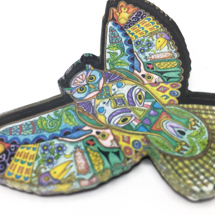 Great Horned Owl Magnets and Keychains for wholesale by EarthArt International