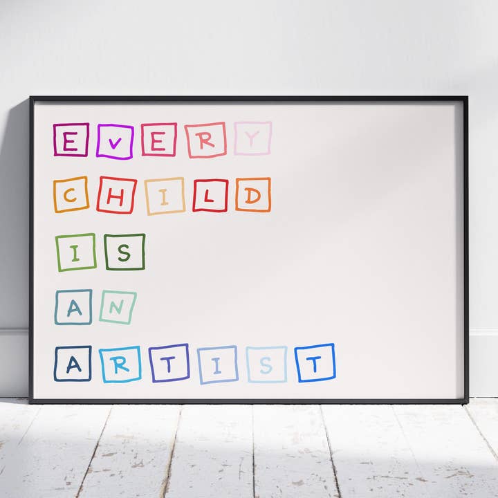 Creative Child Wall Art - Rolled Poster Wall Art Print for wholesale by House Prints