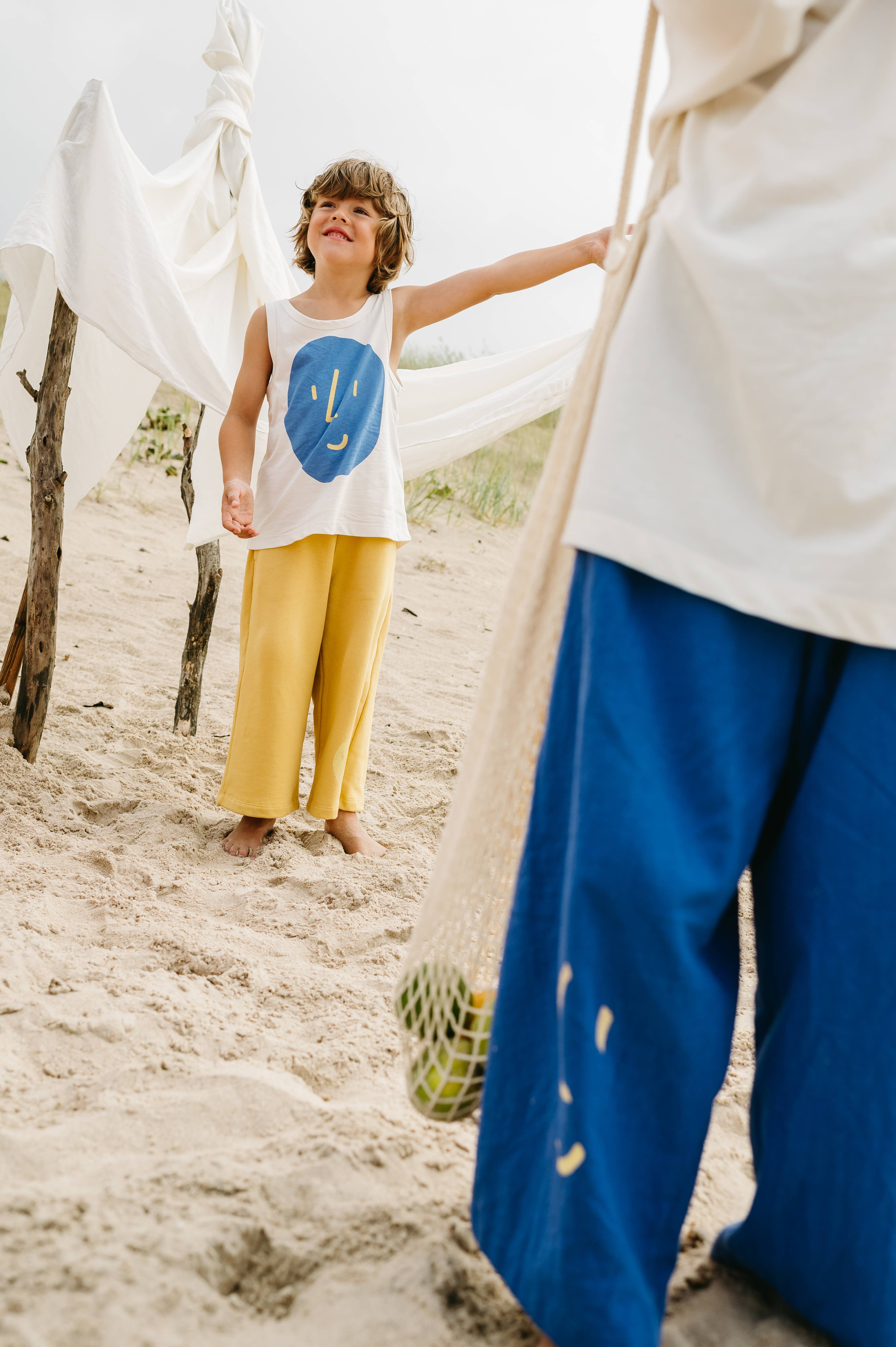 Bleu PANTALON DE VISAGE en vente sur Faire6