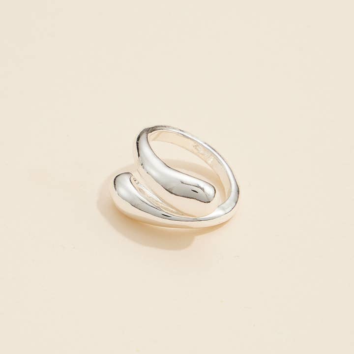 Frem - Wholesale Cocktail/Statement Ring - Modern Wraparound Statement Ring for Bold Minimalist Style