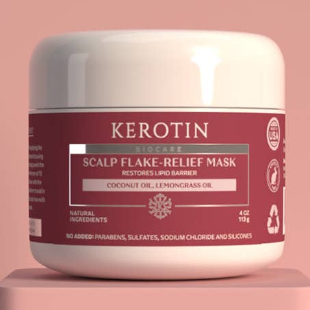 Masker met schilfers op de hoofdhuid voor wholesale door Kerotin Hair Care