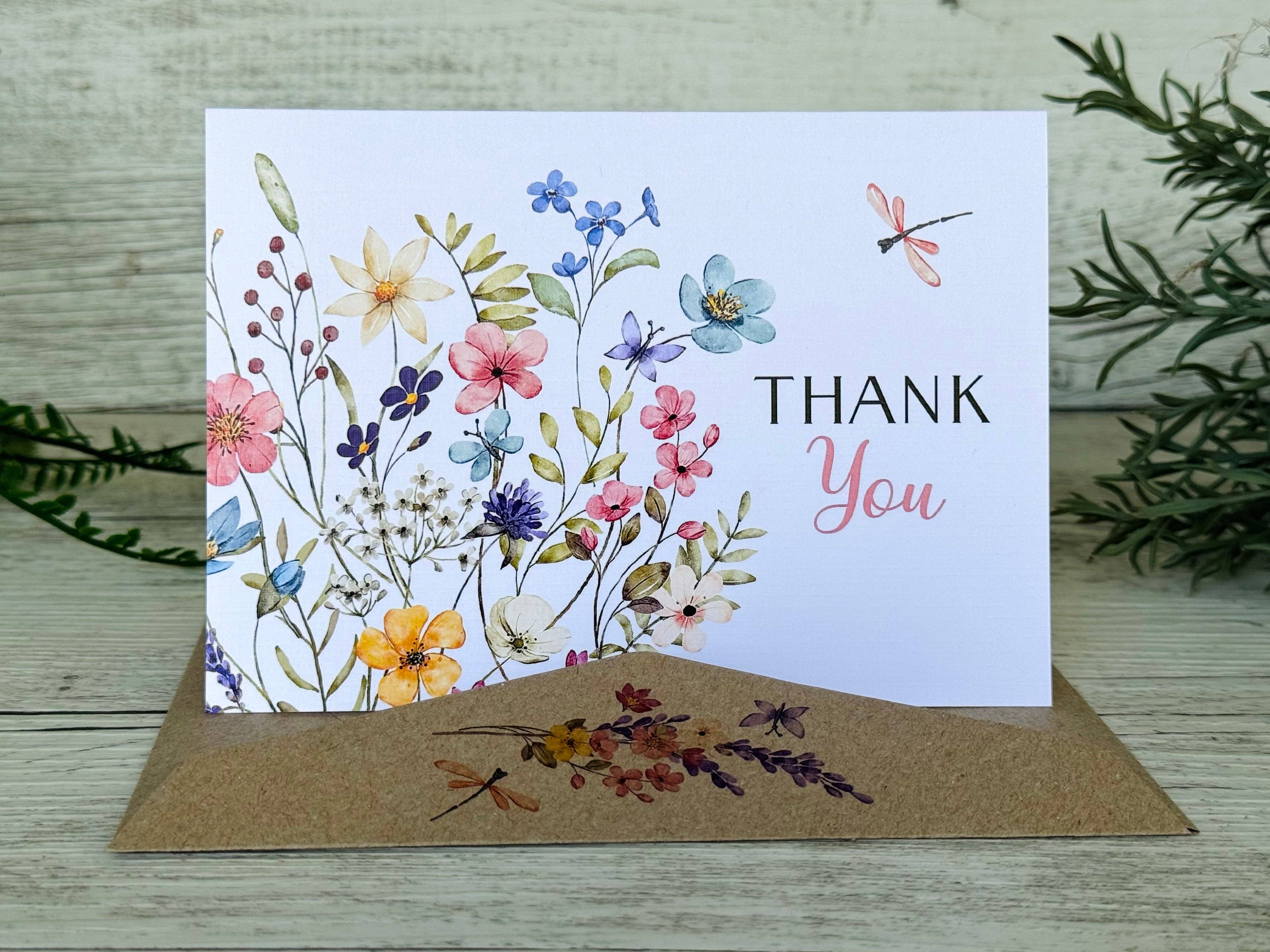 Scattered Seed Co - Wholesale Thank you card - Wildflower Thank You Cards3