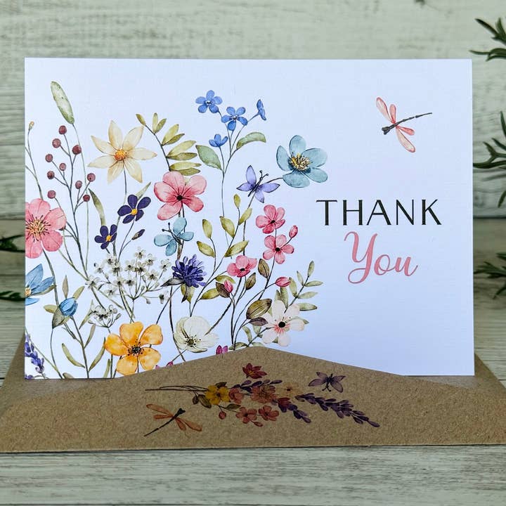 Scattered Seed Co - Wholesale Thank you card - Wildflower Thank You Cards3