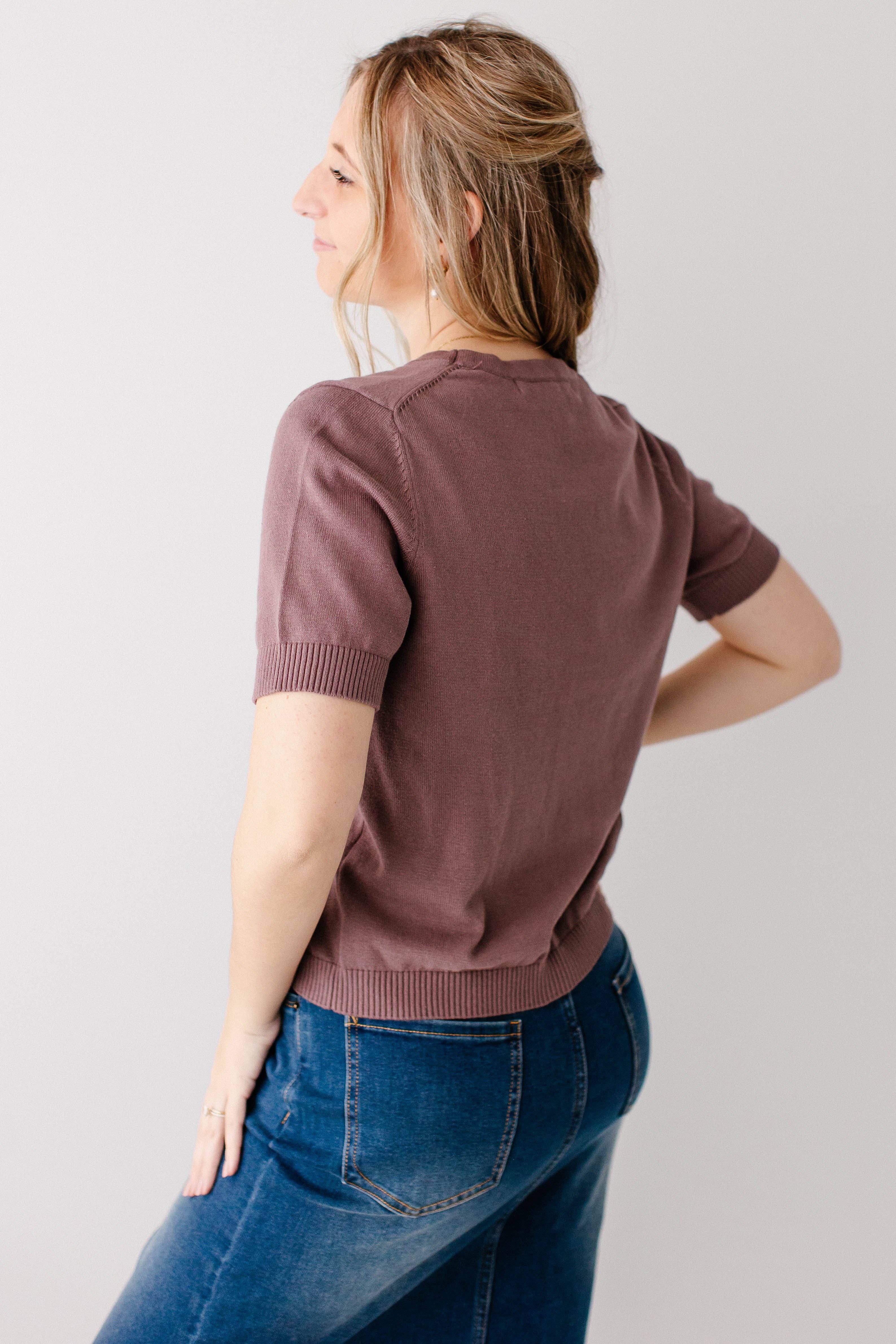 The Main Street Exchange - Wholesale Cardigan - Women's - 'Catherine' Short Sleeve Cotton Cardigan1