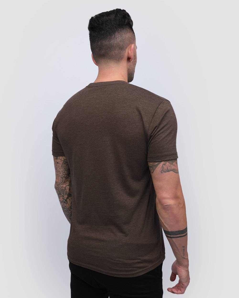 INTO THE AM - Wholesale T-Shirt - Men's - Men's Premium Fitted Plain Blank T-Shirt49