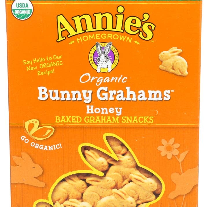 Annie's Homegrown Cookie Bunny Graham Honey 7.5 oz for wholesale by KeHE Distributors, LLC