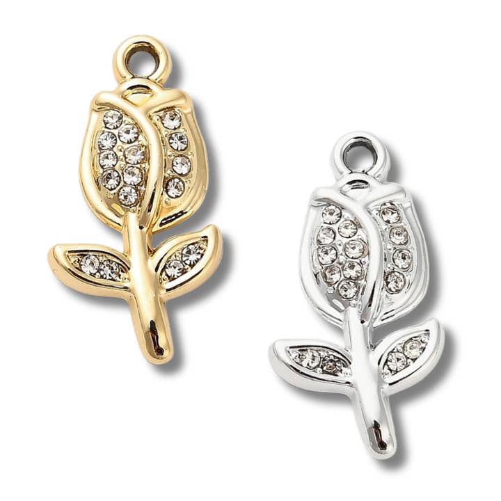 Love, Paige Designs - Wholesale Individual Charm/Pendant - Rose Charm4